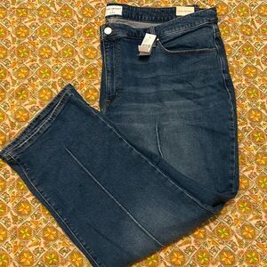 Lane Bryant nwt Mid-Rise Relaxed Straight Signature Fit Jeans. Size 26